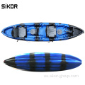 Nuevo diseño popular vendiendo kayak precio barato doble kayak alta calidad 2 hombre pesca kayak